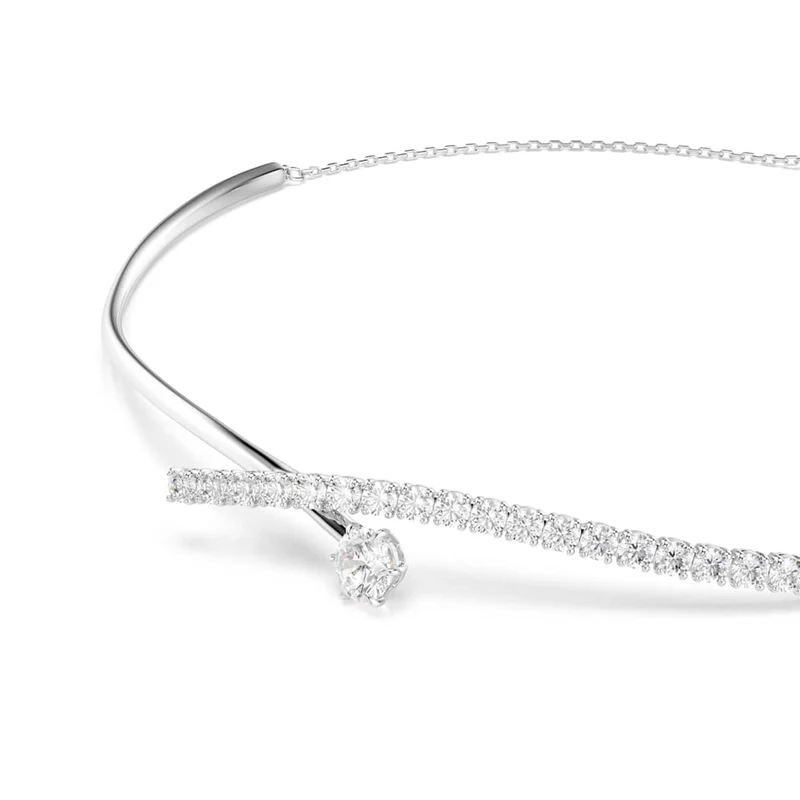 Swarovski Matrix Crash Halskette in Silberoptik 5754020