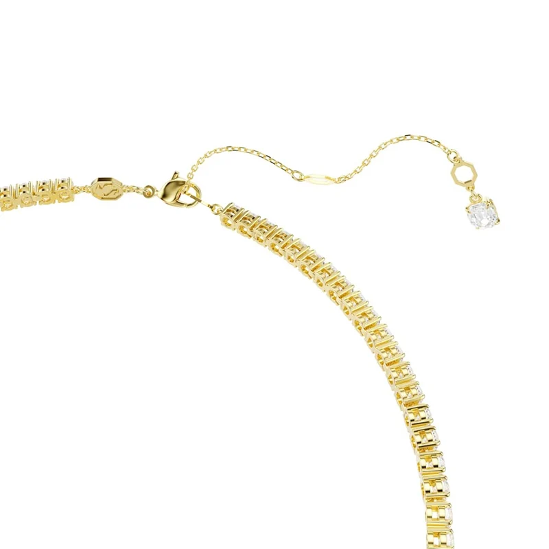 Swarovski Matrix Tennis Halskette in Goldoptik 5750601