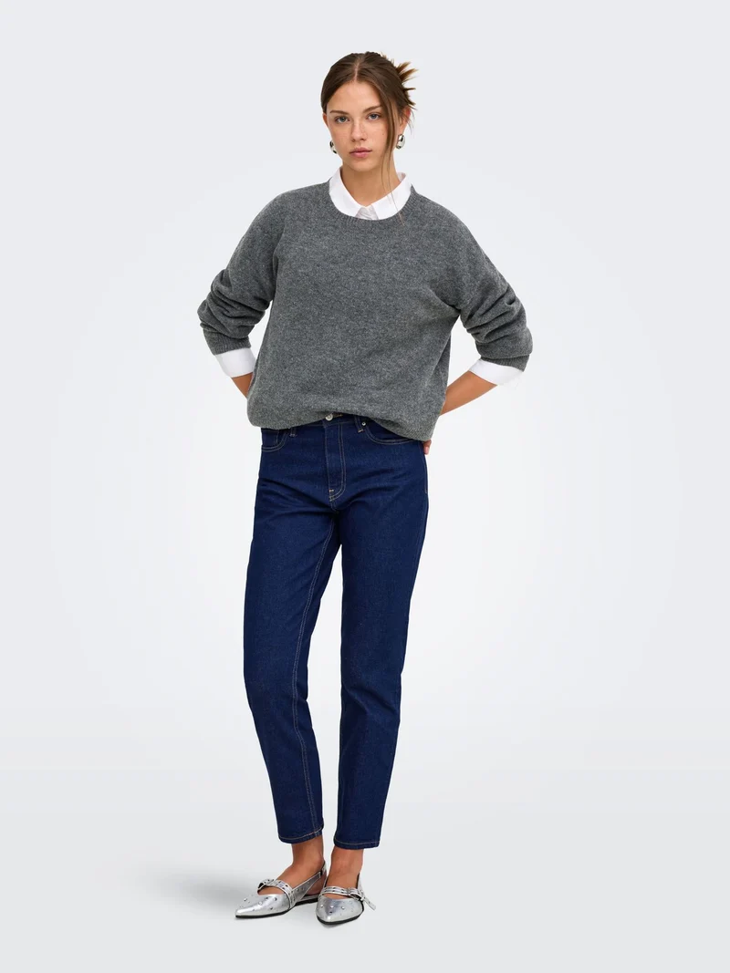 ONLOLIVIA LS O-NECK CC KNT