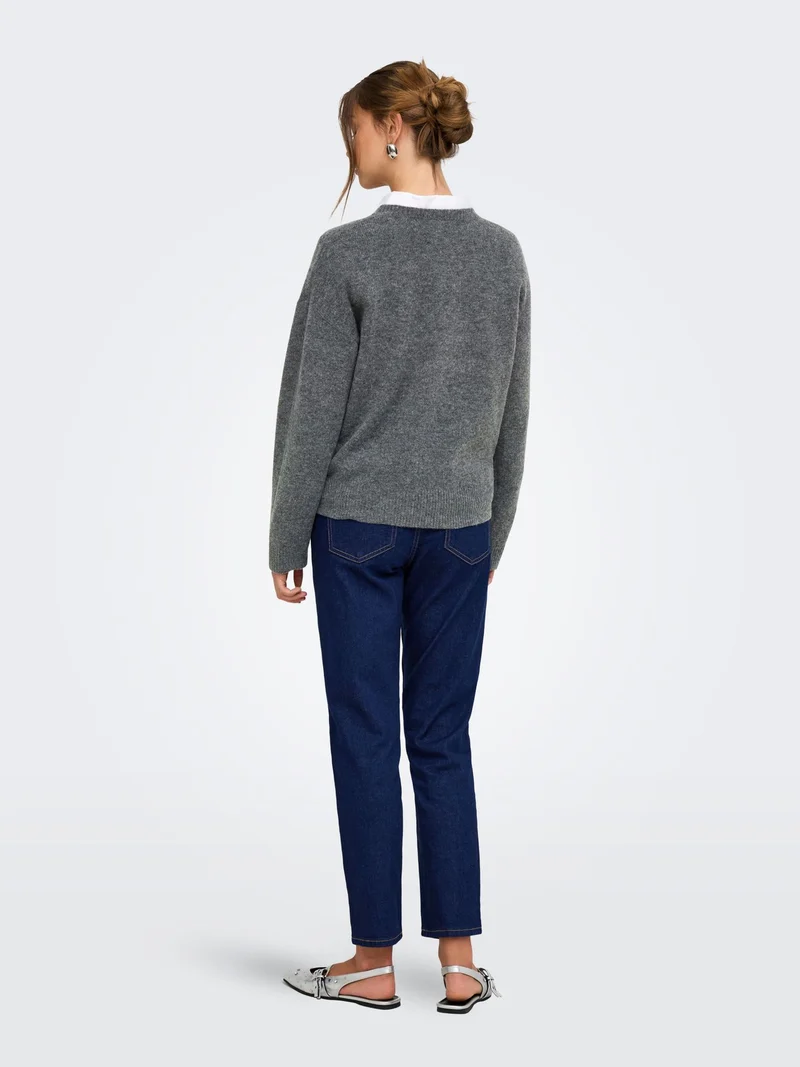 ONLOLIVIA LS O-NECK CC KNT