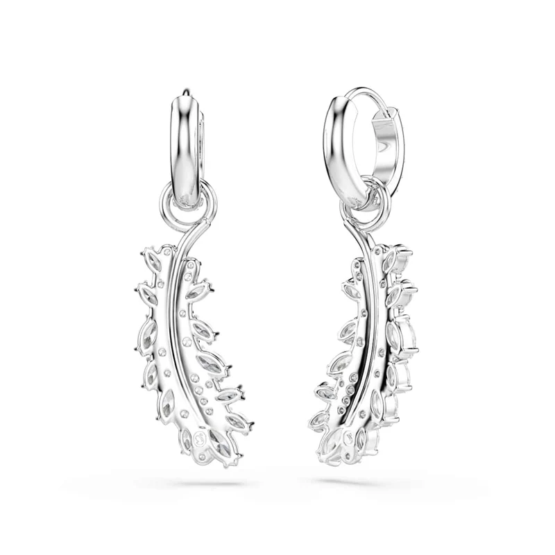 Swarovski Vienna Feather Ohrringe in Silberoptik 5754272