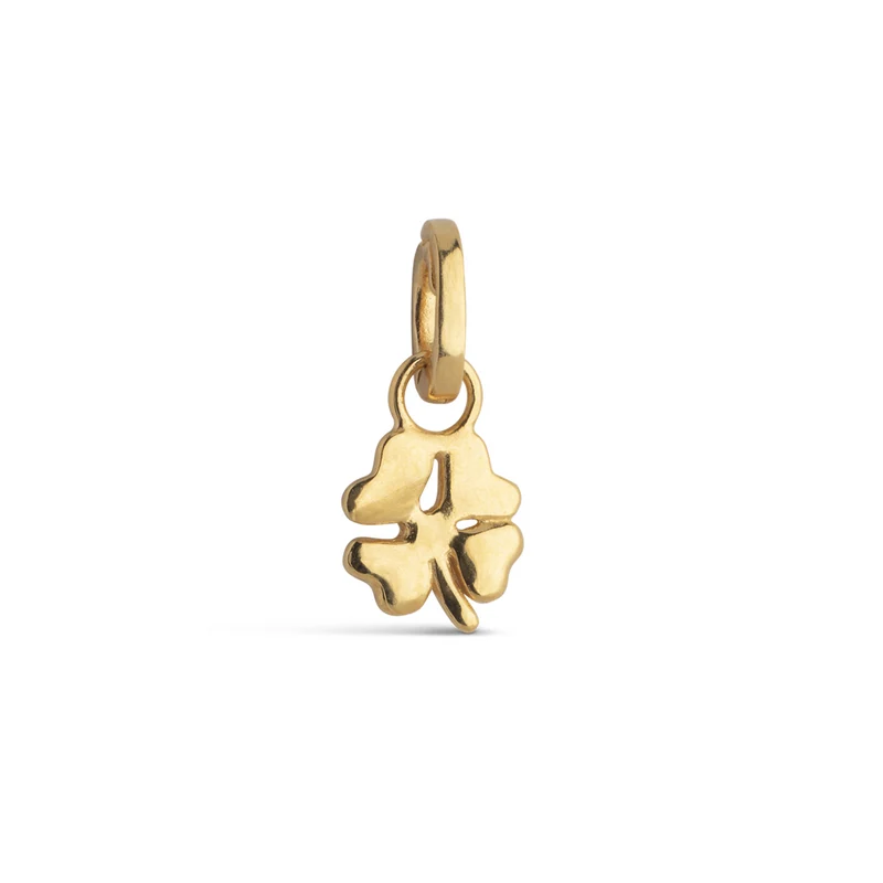 ENAMEL Copenhagen Organic Clover Charm C021G-Gold