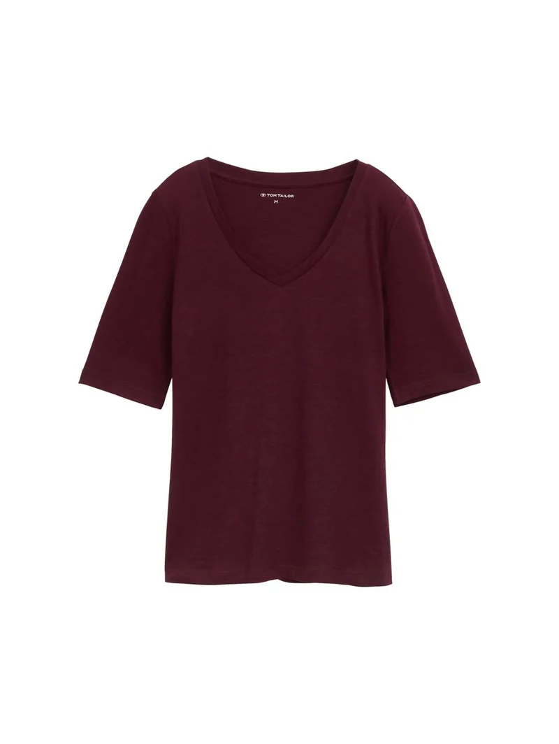 T-Shirt mit V-Ausschnitt