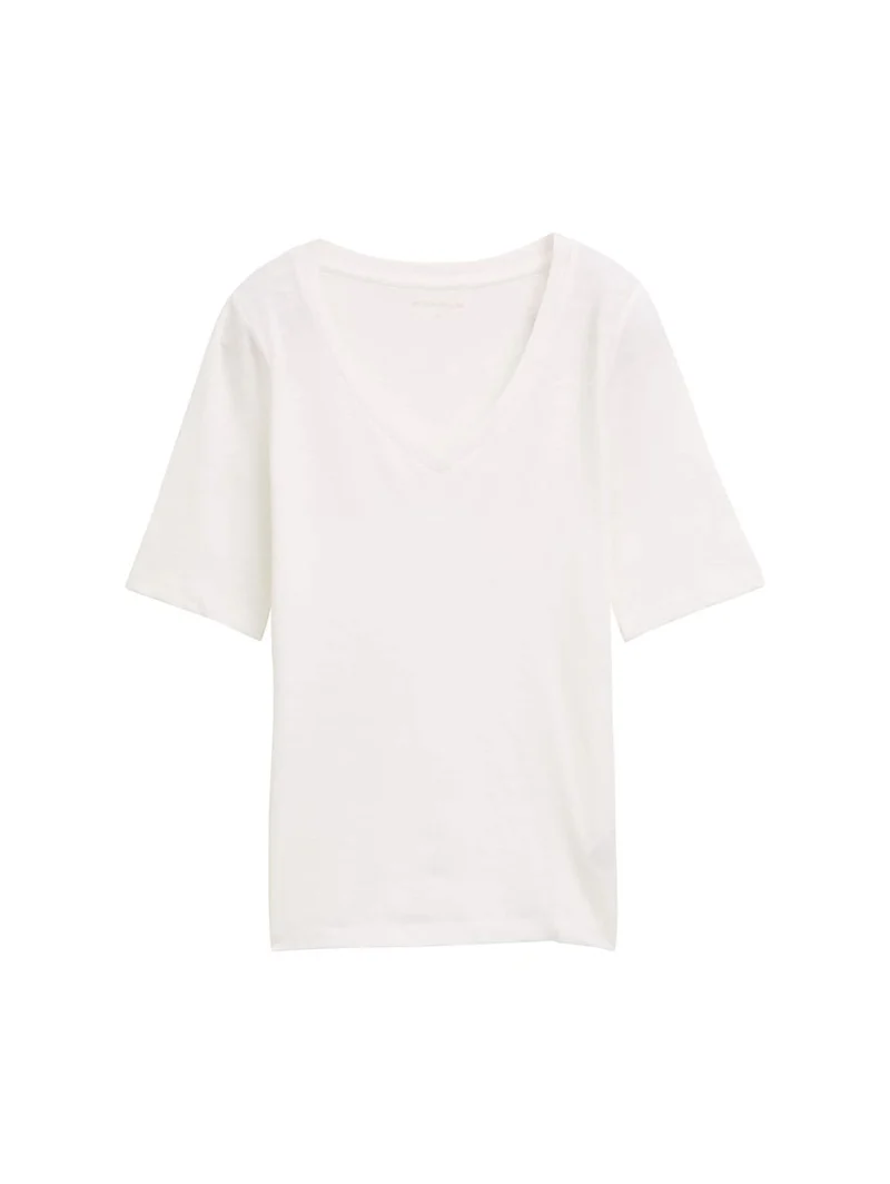 T-Shirt mit V-Ausschnitt