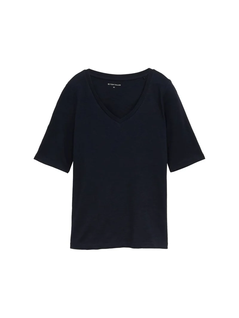 T-Shirt mit V-Ausschnitt
