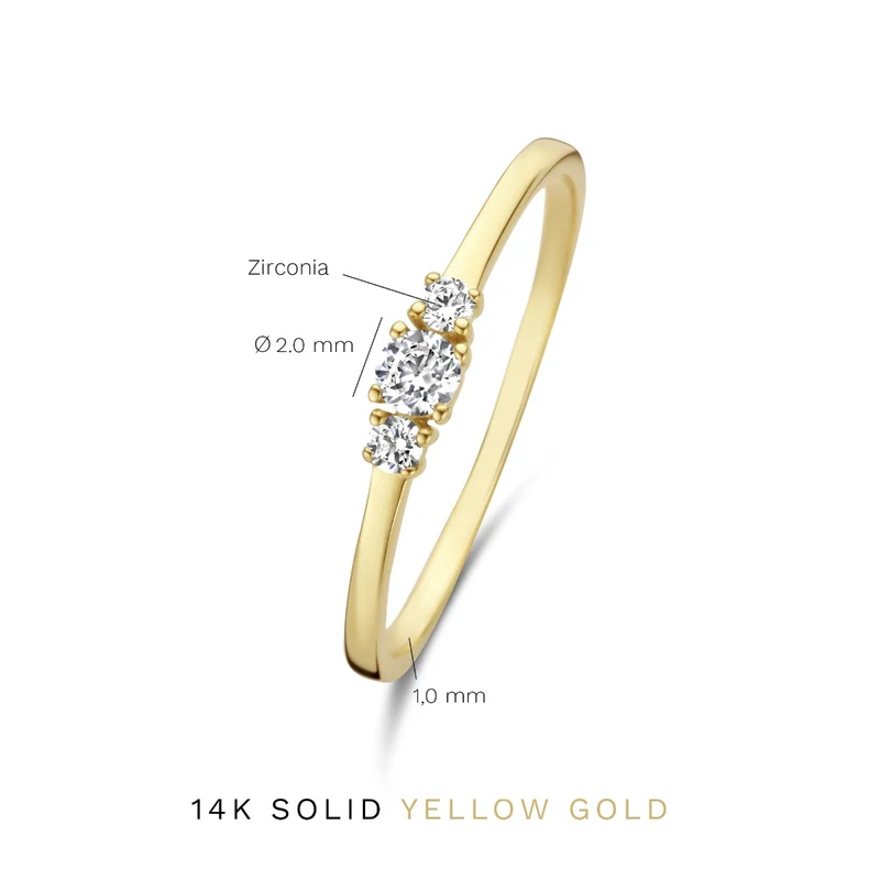 Isabel Bernard Rivoli Esmée 14 Karat | Gold Ring IB330050-50