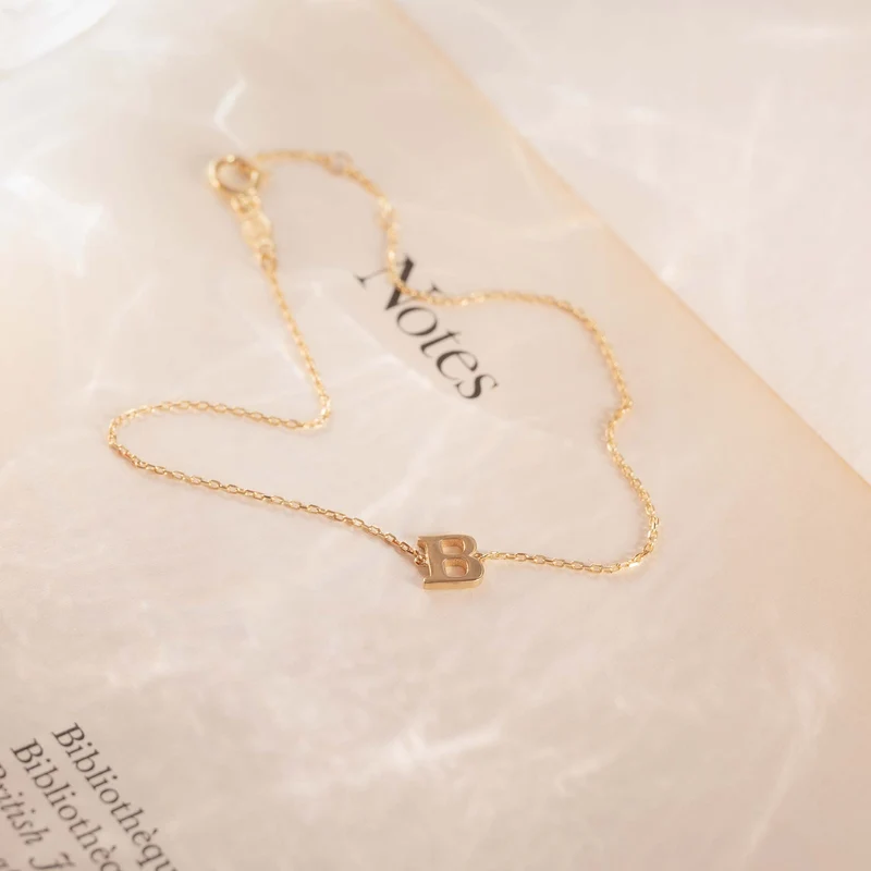 Isabel Bernard Le Marais Rachel 14 Karat | Gold Initialee Armband IB320101-A