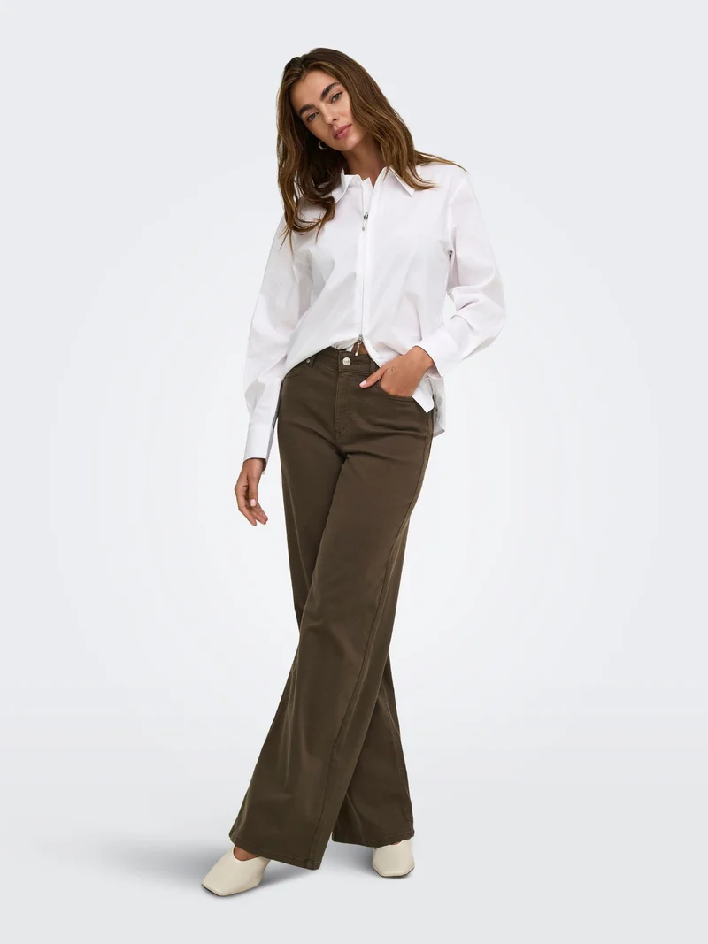 ONLY Madison Wide Leg Jeans Blush