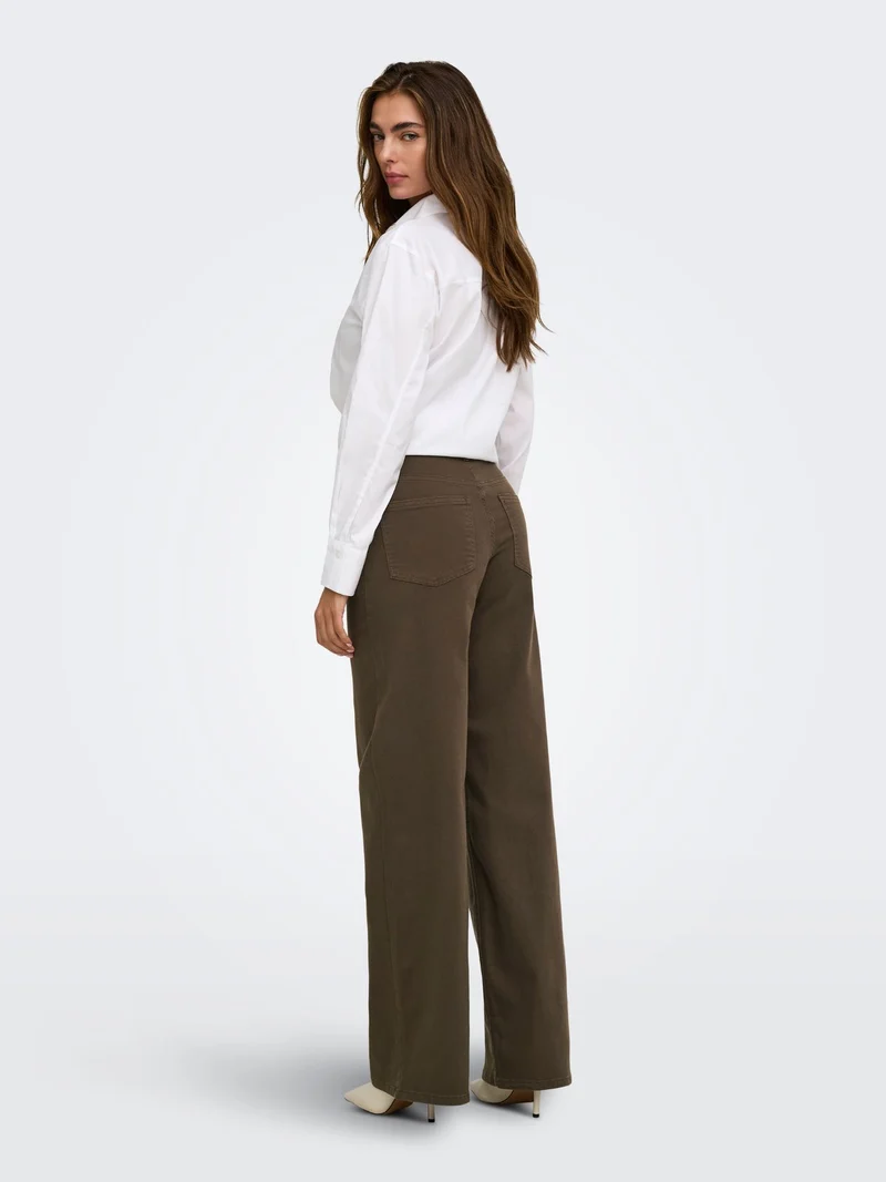 ONLY Madison Wide Leg Jeans Blush
