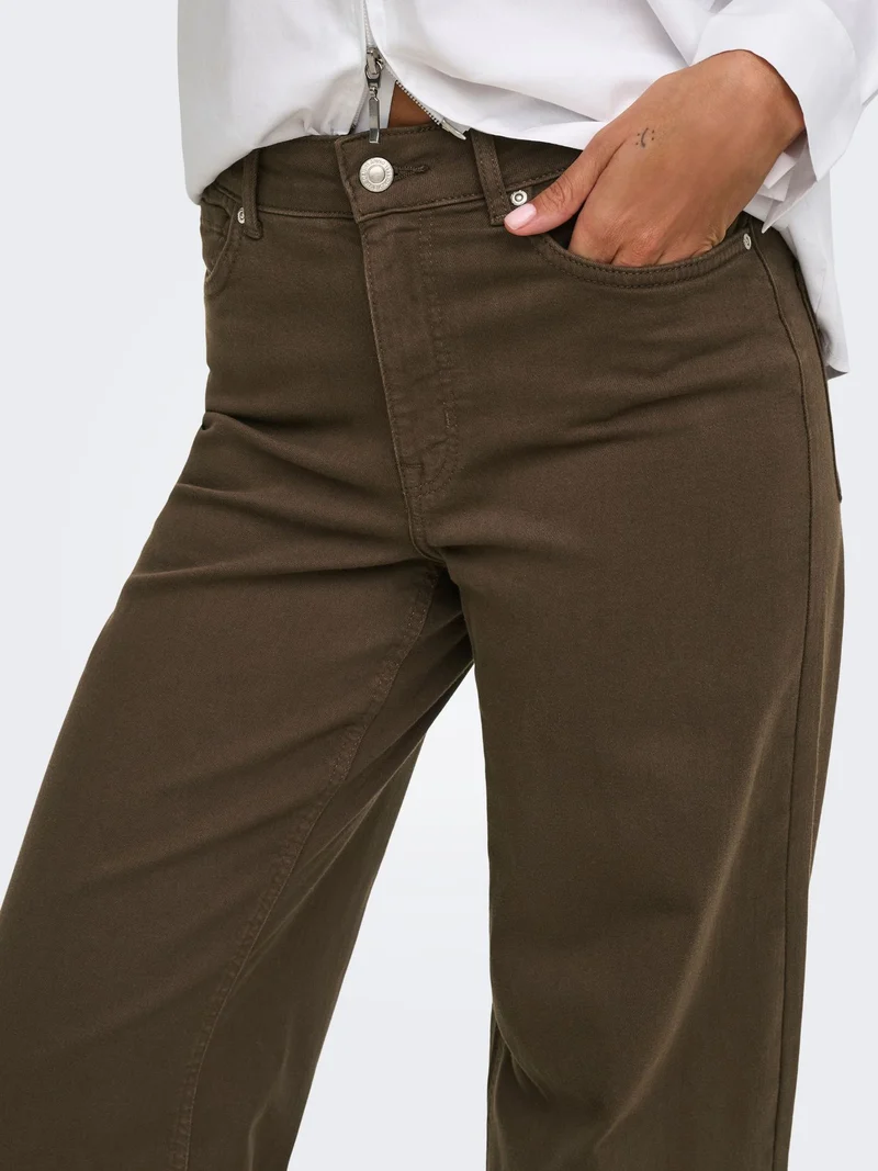 ONLY Madison Wide Leg Jeans Blush
