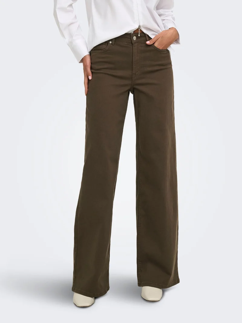 ONLY Madison Wide Leg Jeans Blush