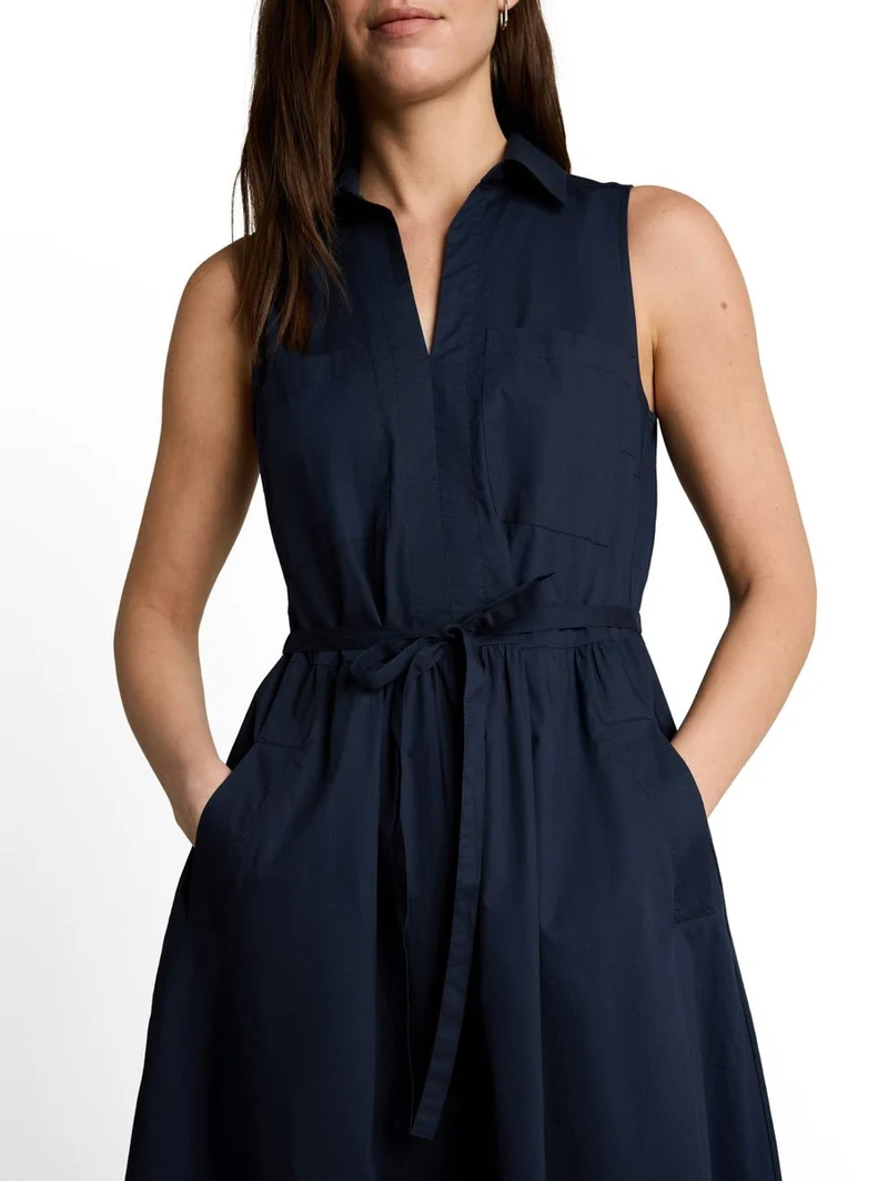 Midi-Kleid mit Taschen