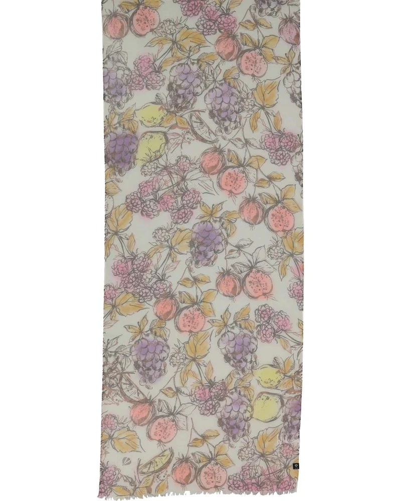 Schal Sustainability Edition - Schal mit handgezeichnetem Früchte-Design