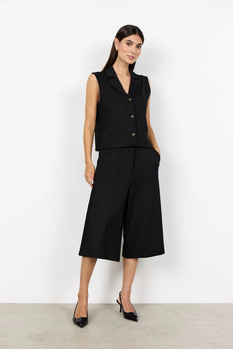 Soyaconcept Hose 7/8 Nadelstreifen Damen