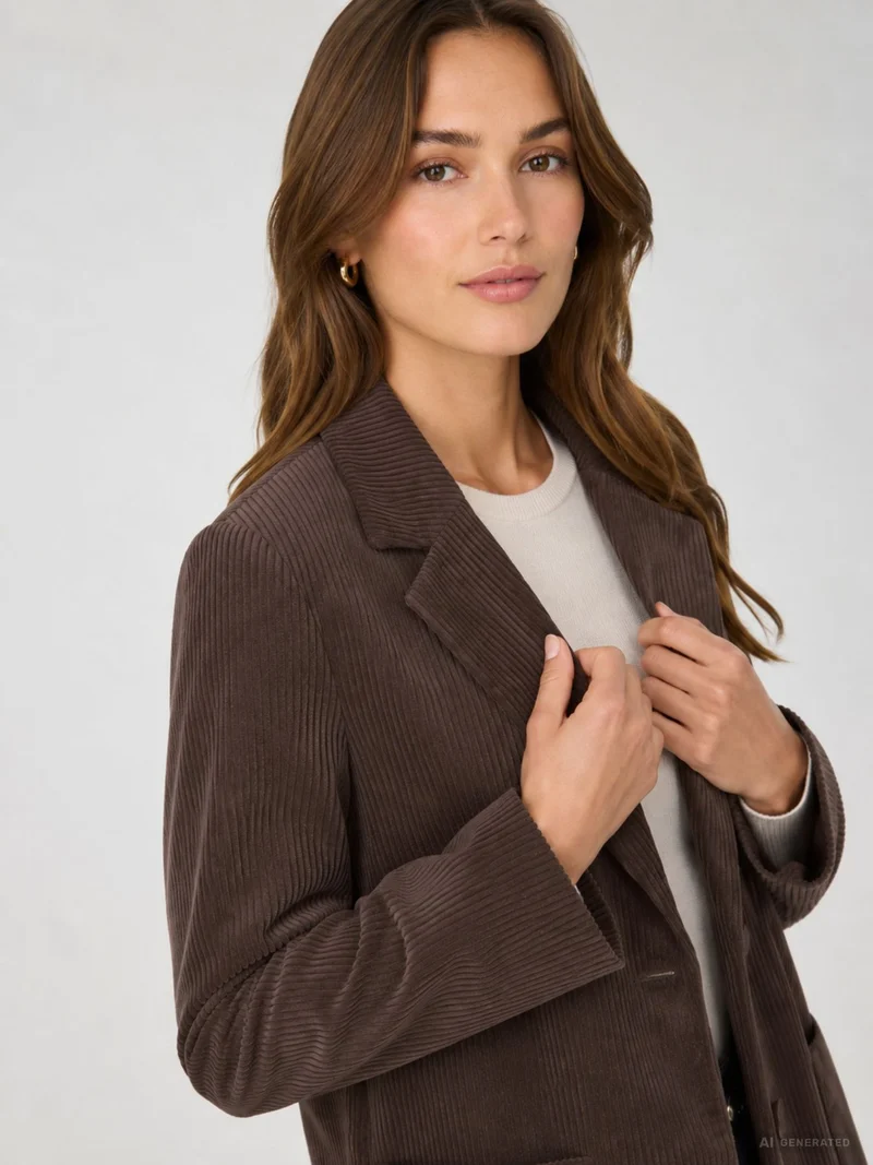 ONLY Corduroy Mantel Damen