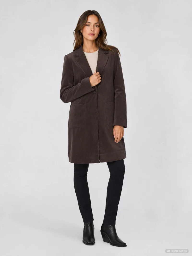 ONLY Corduroy Mantel Damen