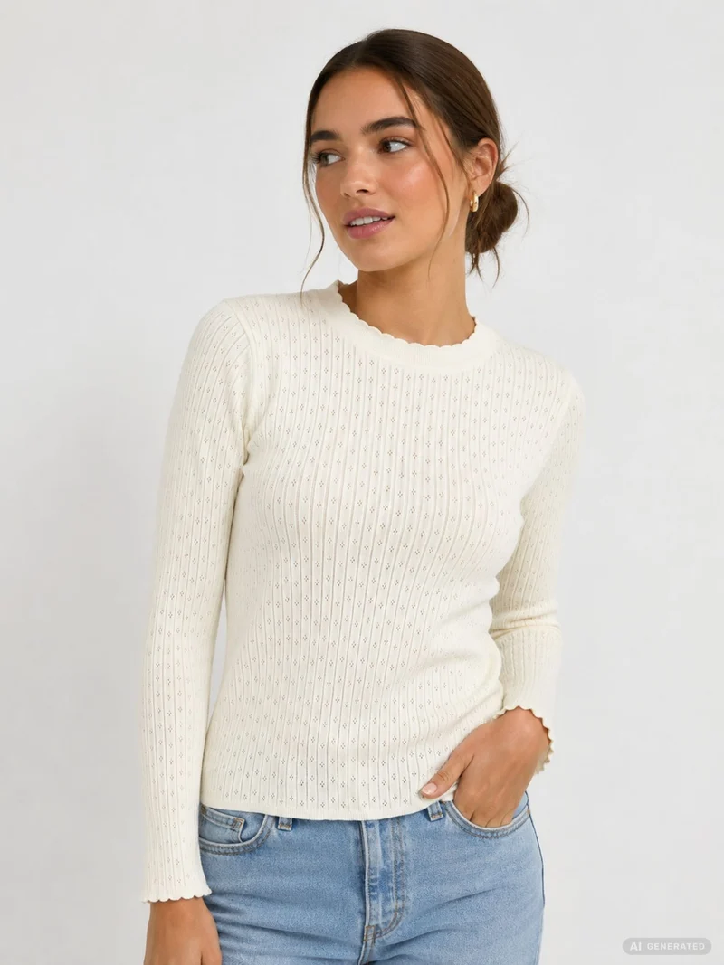 Hailys Feinstrickpullover Damen