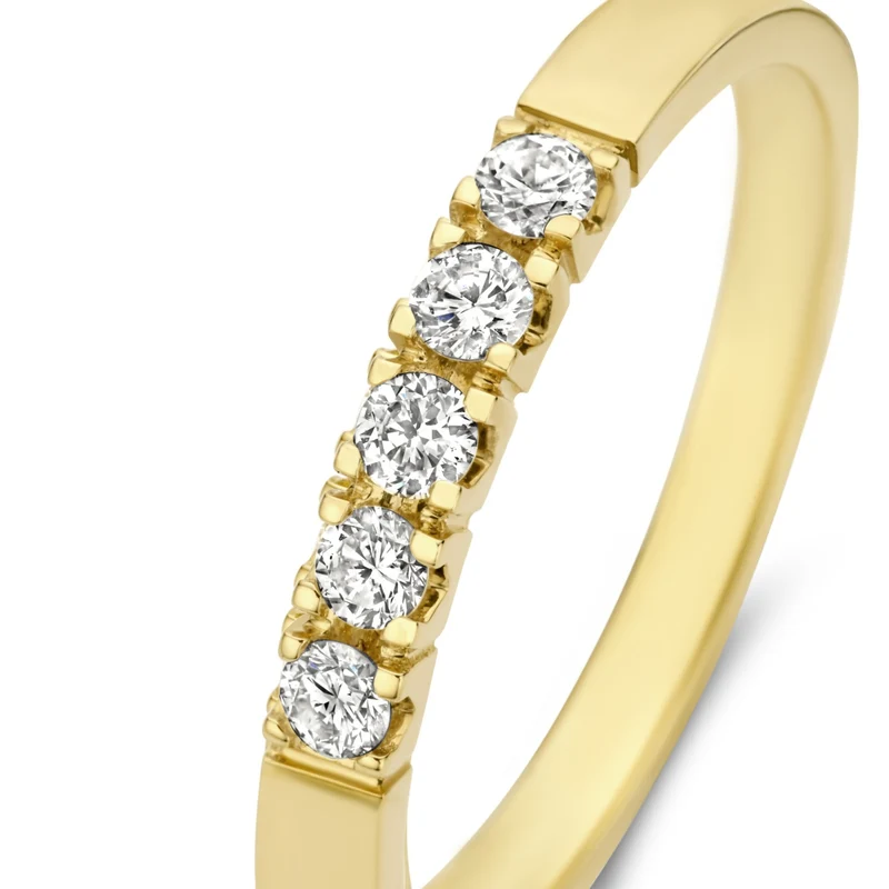 Isabel Bernard De la Paix Madeline 14 Karat | Gold Ring | Diamant 0.20 Karat | IBD330018-48