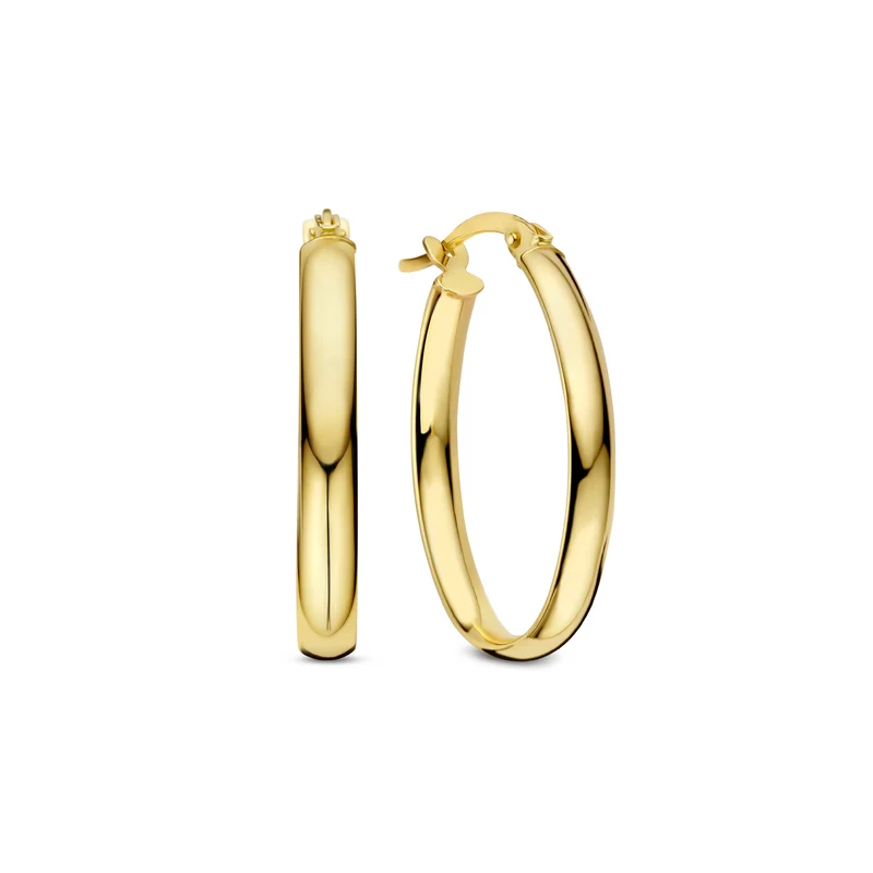 Isabel Bernard Rivoli Flori 14 Karat Gold Reif-Ohrringe IB360254