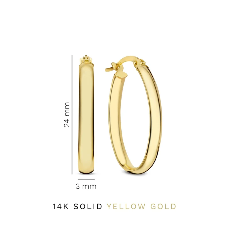 Isabel Bernard Rivoli Flori 14 Karat Gold Reif-Ohrringe IB360254