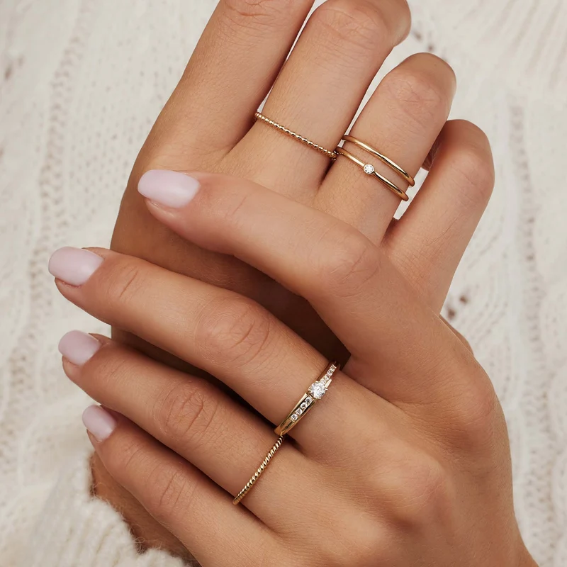 Isabel Bernard Rivoli Aélys 14 Karat | Gold Ring IB330076-52