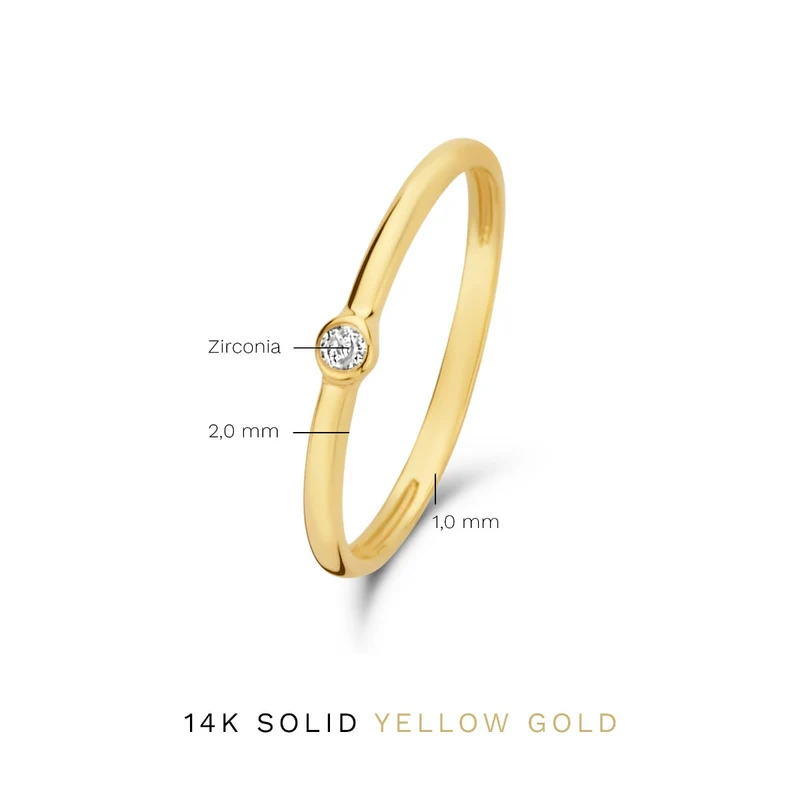 Isabel Bernard Rivoli Aélys 14 Karat | Gold Ring IB330076-52