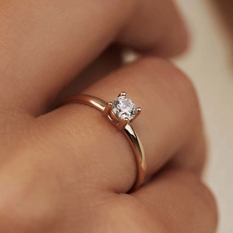 Isabel Bernard La Concorde Soleil 14 Karat | Roségold Ring IB330074-50