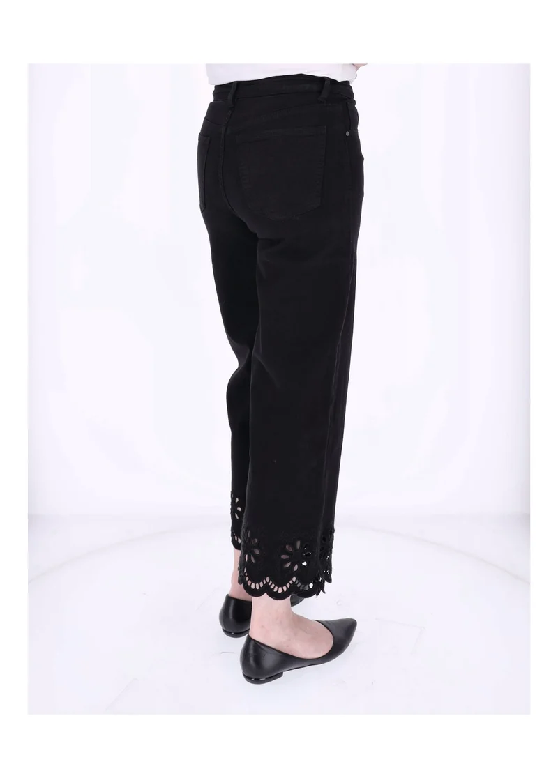 Splash of Color Damen Jeans 7/8 Lochmuster