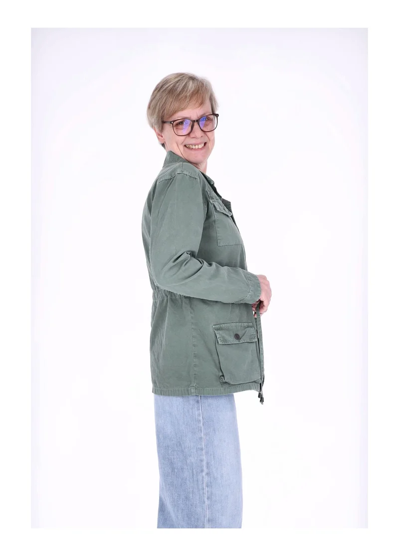 Splash of Color Damen Parka Oversize