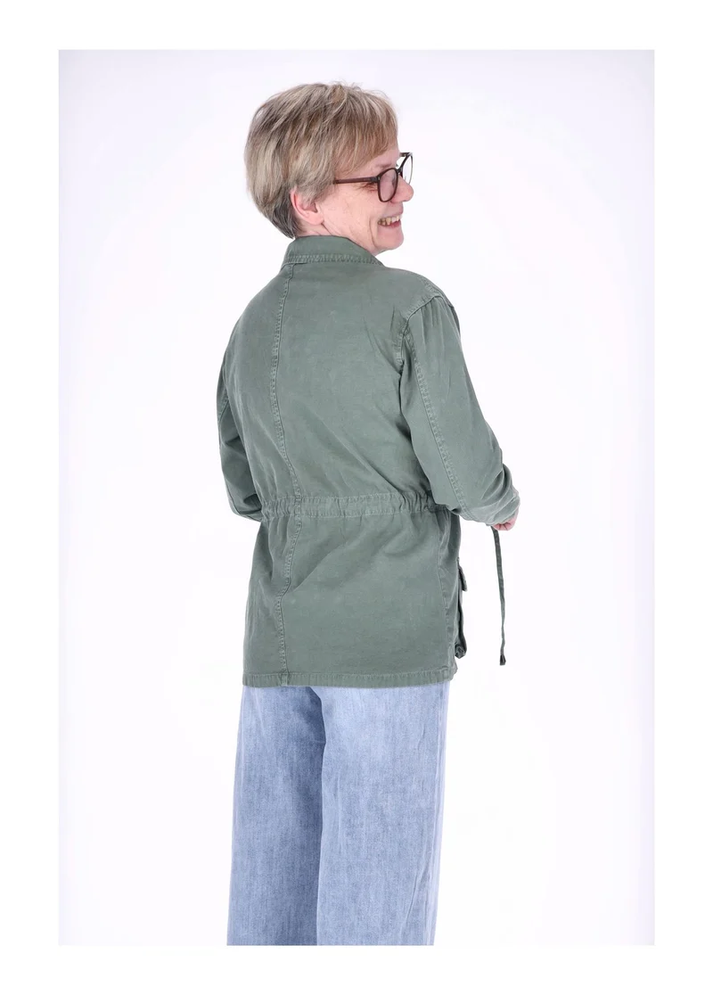 Splash of Color Damen Parka Oversize