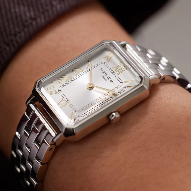 Parte di Me Orologio rectangular ladies watch silver coloured PDM09019
