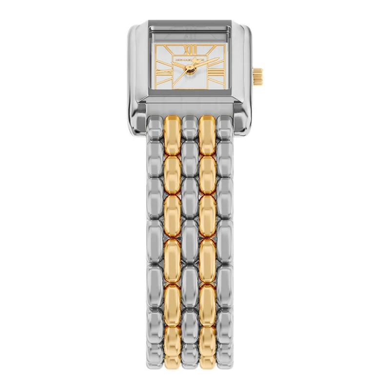 Michael Kors Essex Rectangular White Dial Watch MK4999