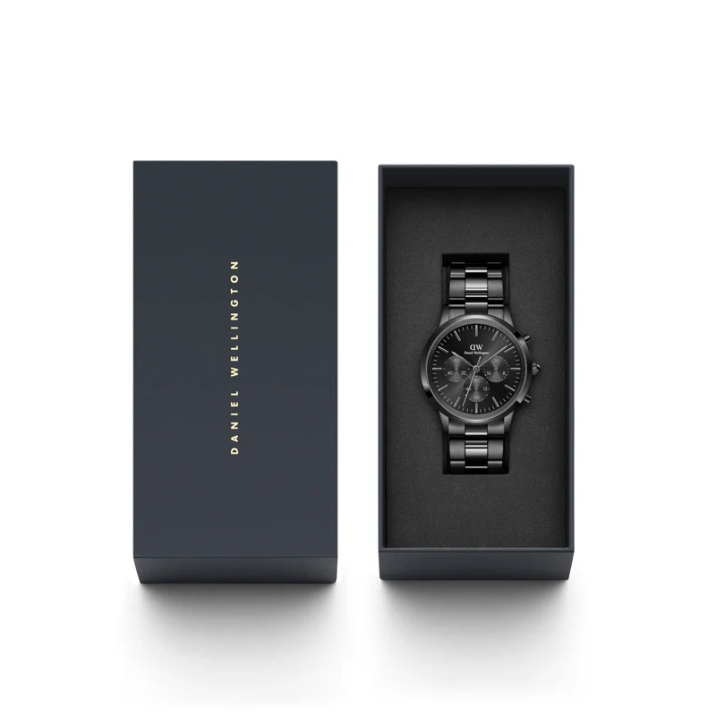 Daniel Wellington Iconic Link herren Uhr Schwarz DW00100642