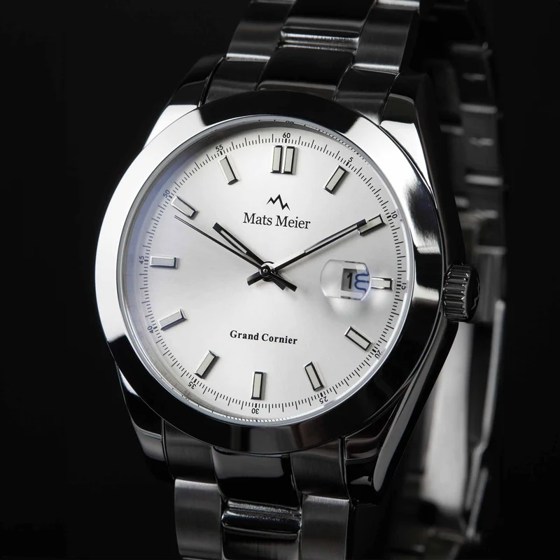 Mats Meier Grand Cornier herren Uhr Silber MM00513