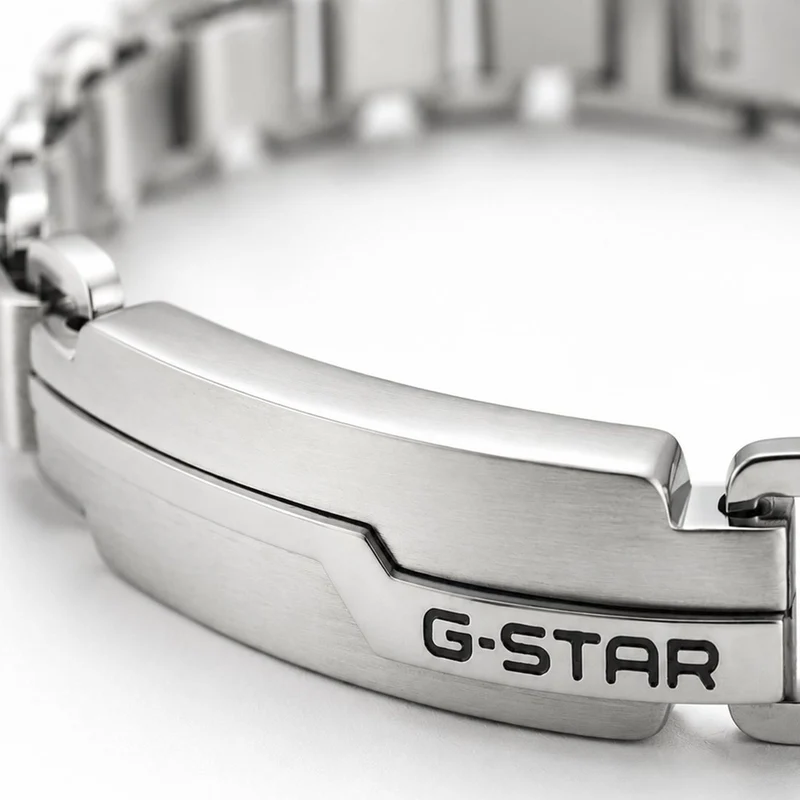 G-STAR Unistrial Silbernes Gliederarmband GSJ.112.03