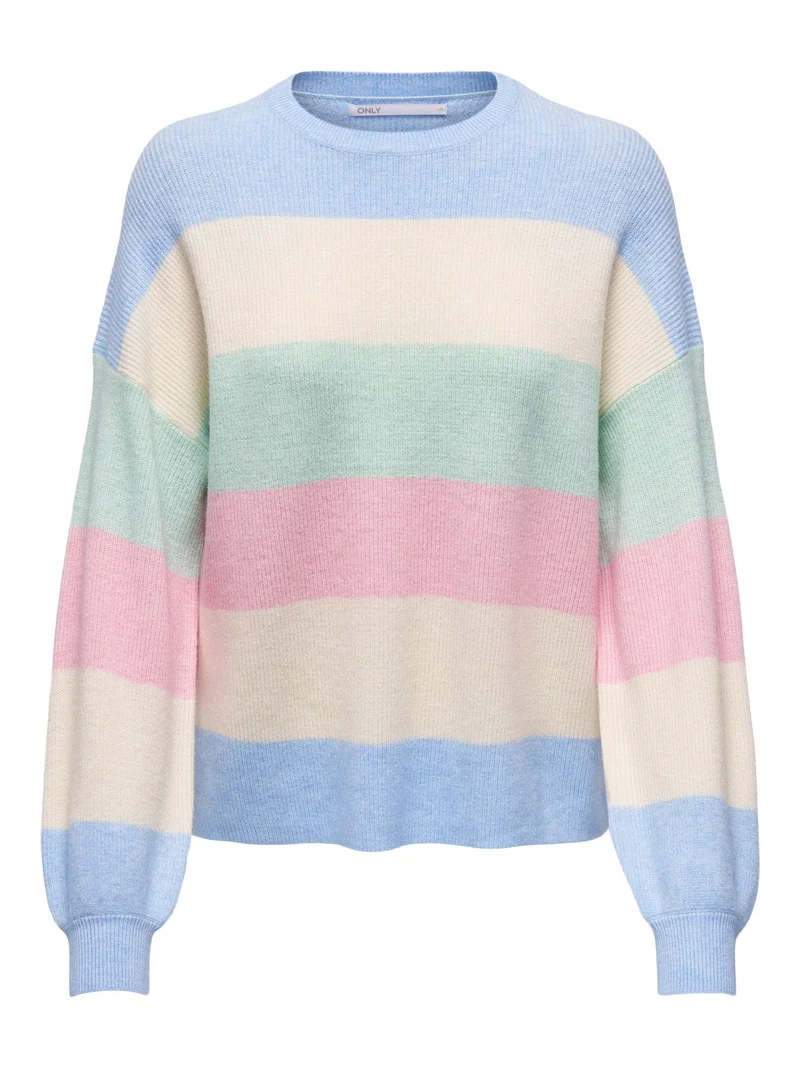 ONLY Strickpullover Langarm Streifen
