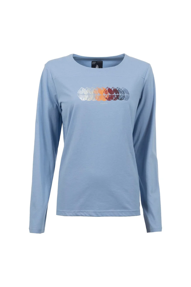 SOQUESTO Langarmshirt Damen Baumwolle