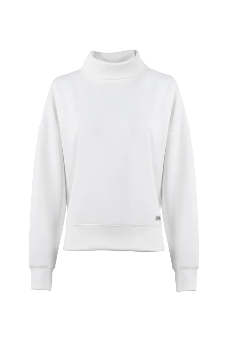 SOQUESTO Leichtsweat Damen Rollkragen