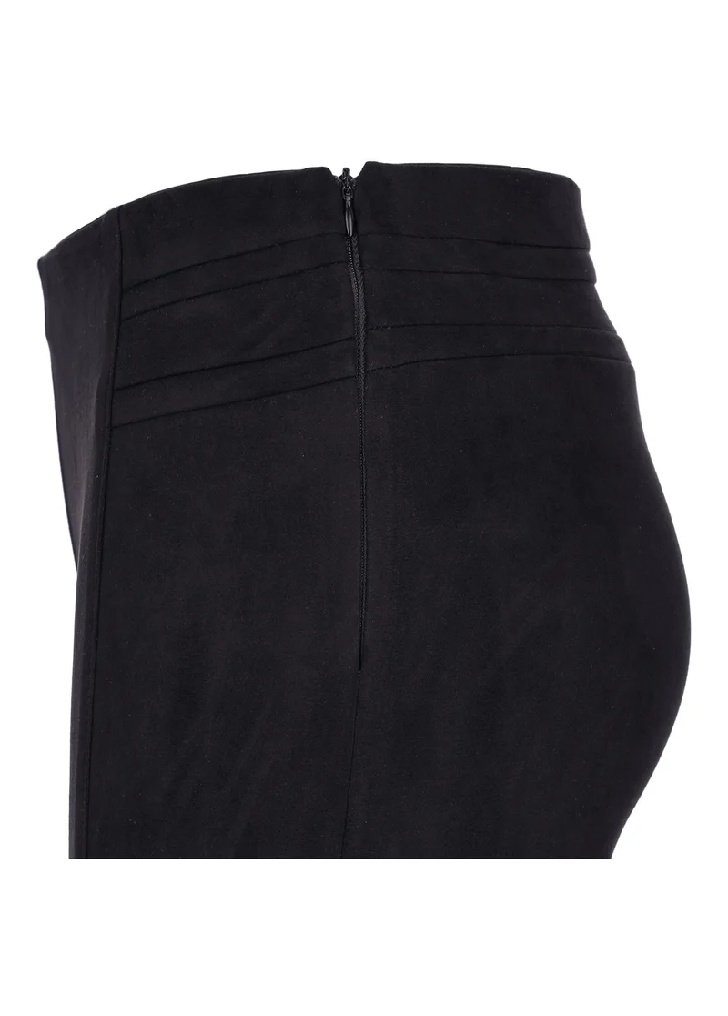 Hailys Leggings Damen Wildlederimitat