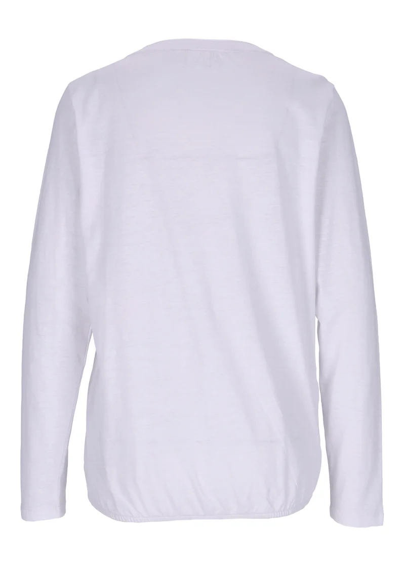 TARA M Damen Langarmshirt Baumwolle