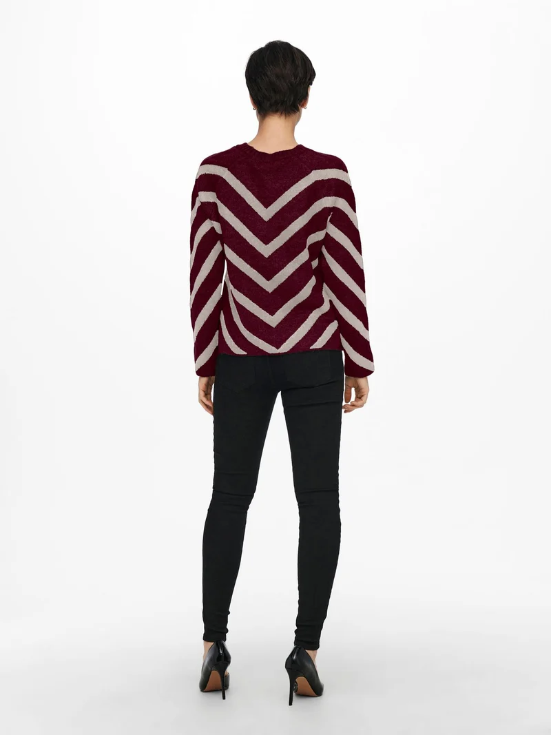 ONLY Strickpullover Damen Rundhals