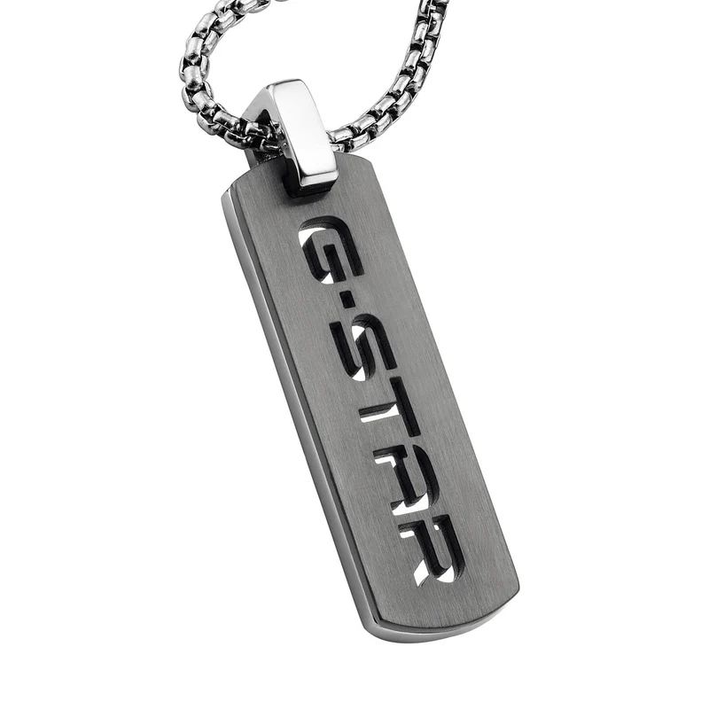 G-STAR Incisio Silberfarbene Halskette GSJ.106.01