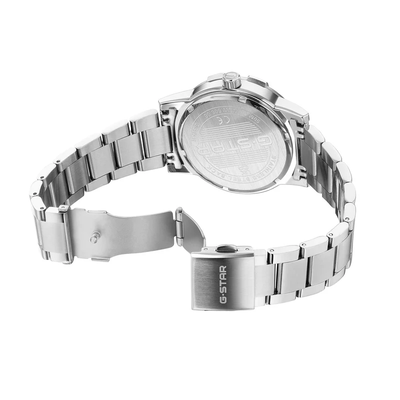 G-STAR Constructed Silberne Herrenuhr GSW.506.06