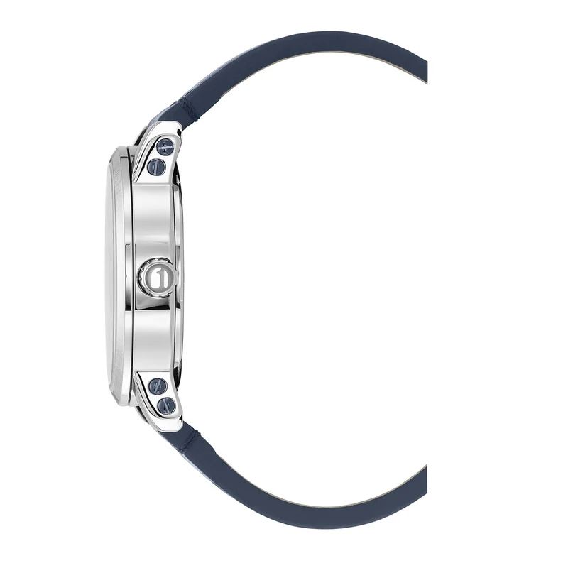 G-STAR Rovic Silberfarbene und Blaue Herrenuhr GSW.509.01