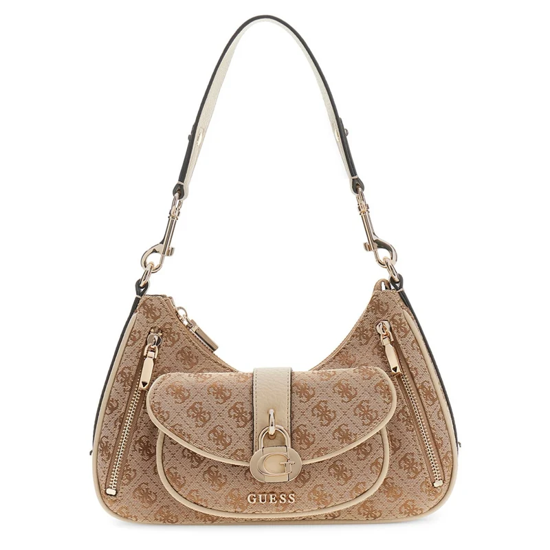 Guess Jessa Latte Logo Shoulder Bag HWJG83-62180-LTL