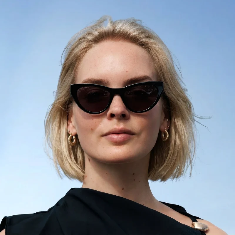 Isabel Bernard La Vilette Black Sunglasses IB380011-01-01