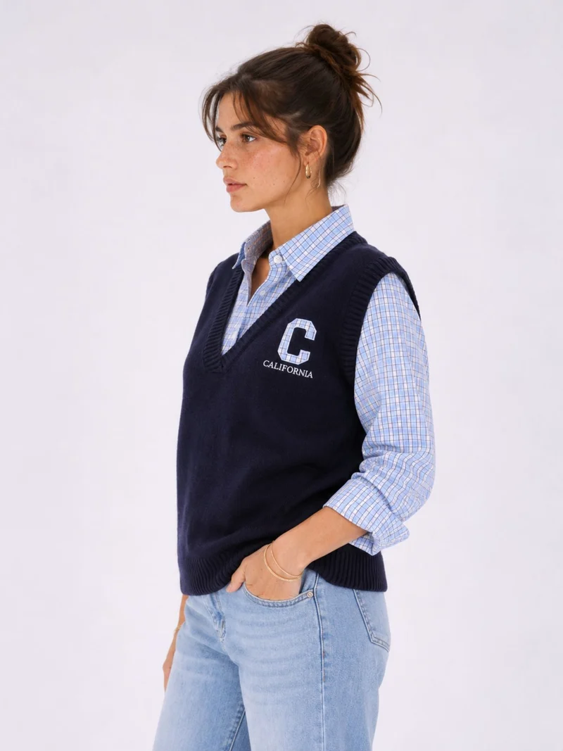 Bluse mit Pullunder von Splash of Color
