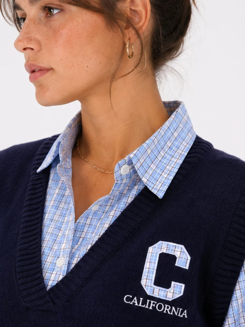 Bluse mit Pullunder von Splash of Color