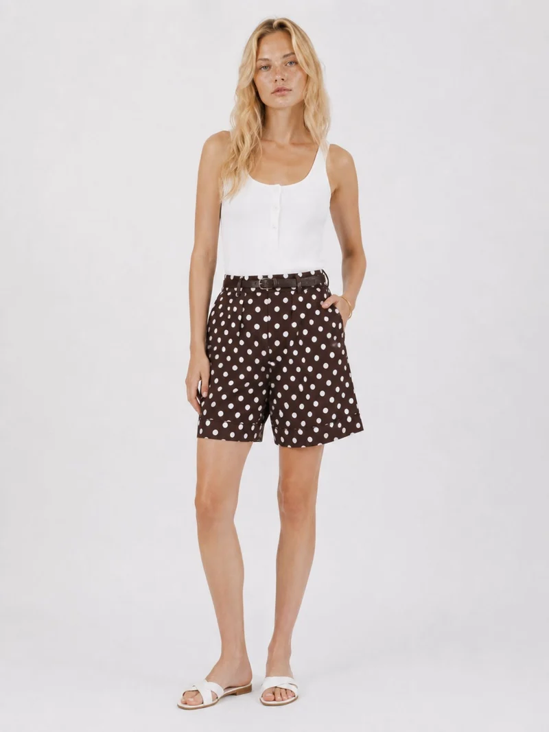 Splash of Color Damen Shorts Punkte