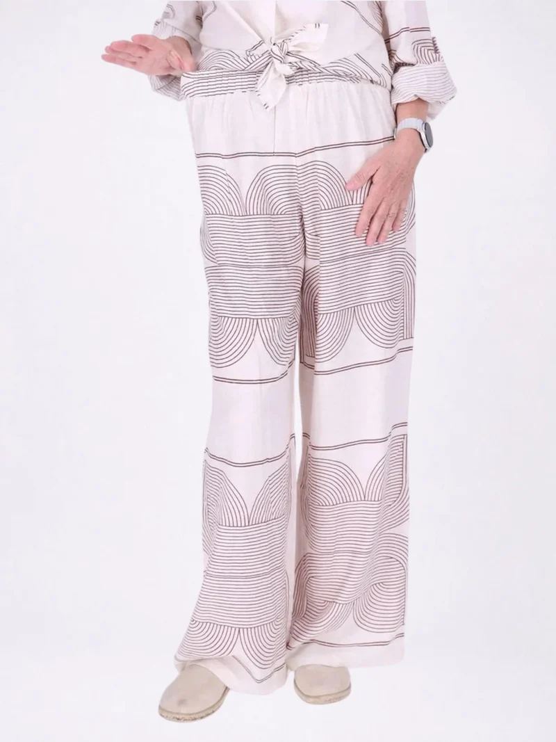 Splash of Color Damenhose Leinenmix